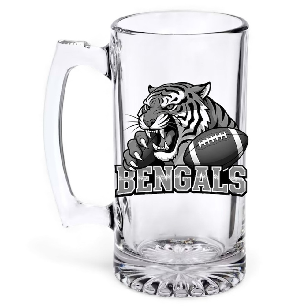The Bengals 26.5 oz Beer Mug